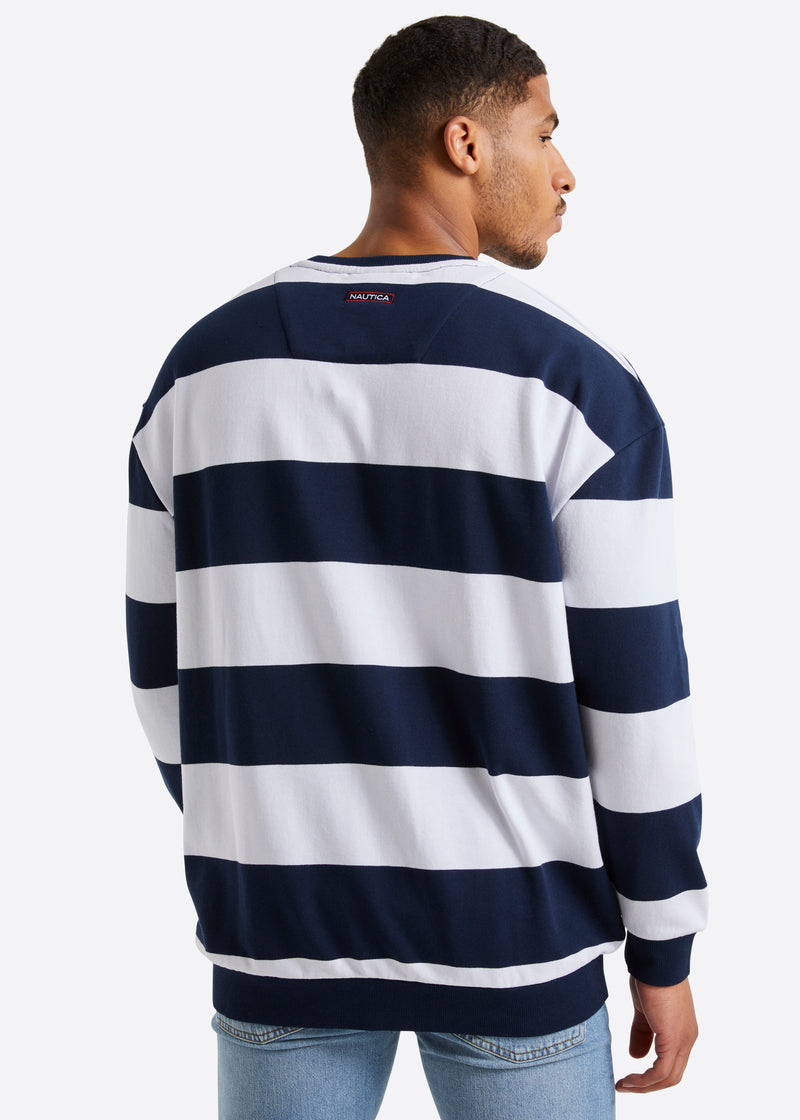 Aldine Oversized Sweatshirt - Dark Navy