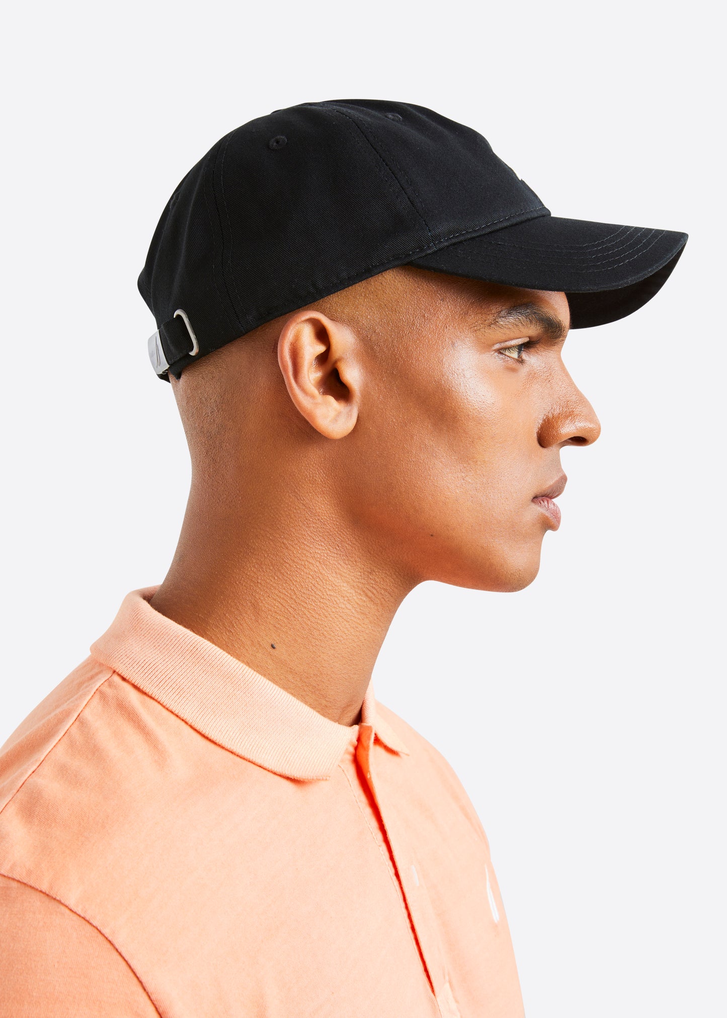 Nautica Ruck Strapback Cap - Black - Side