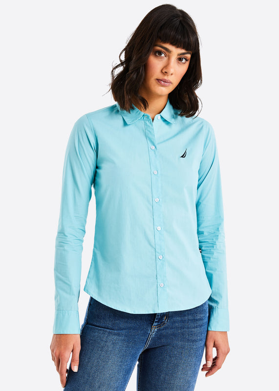 Waverly Long Sleeve Shirt - Aqua