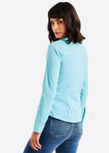 Load image into Gallery viewer, Waverly Long Sleeve Shirt - Aqua