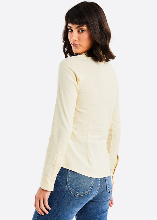 Celeste Long Sleeve Shirt - Light Yellow