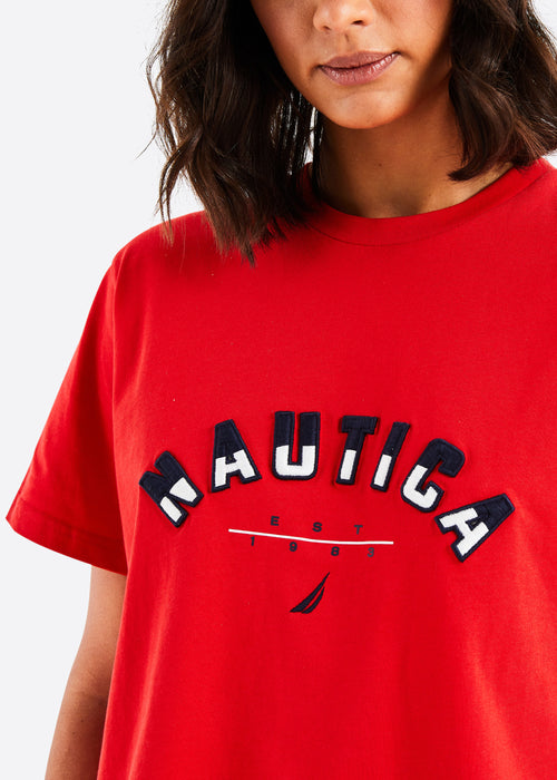 Dunn Crop T-Shirt - True Red