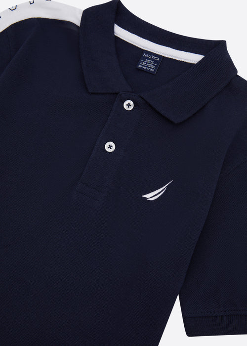 Dawes Polo Shirt (Junior)  - Dark Navy