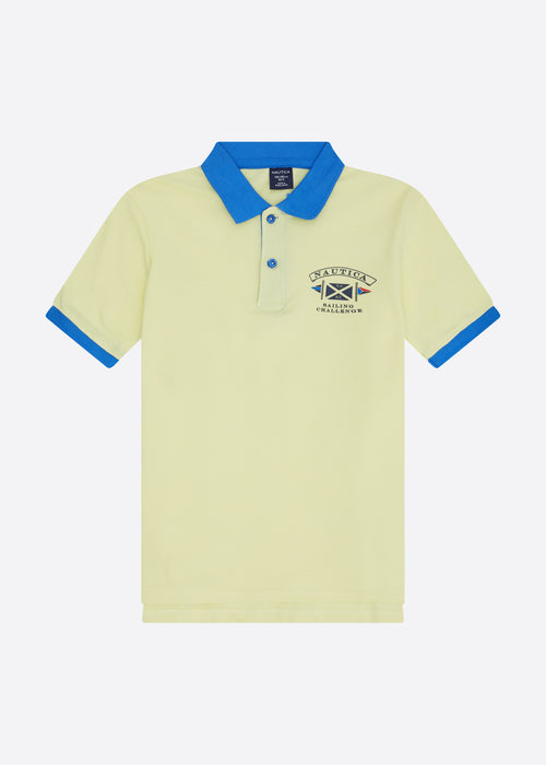 Toby Polo Shirt (Junior) - Light Yellow