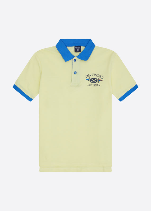 Toby Polo Shirt (Junior) - Light Yellow