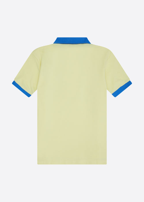 Toby Polo Shirt (Junior) - Light Yellow