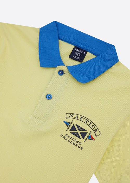 Toby Polo Shirt (Junior) - Light Yellow