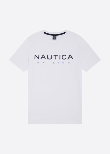 Nautica Jaxon T-Shirt - White - Front