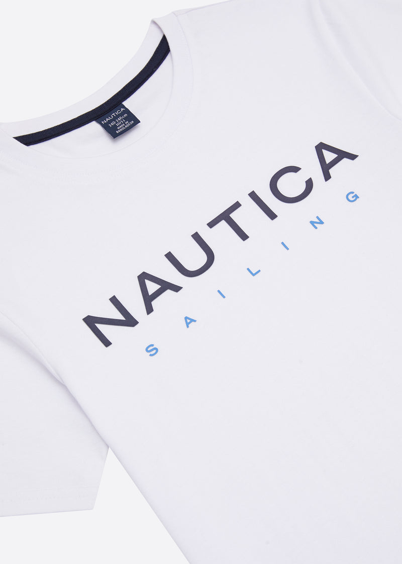 Nautica Jaxon T-Shirt - White - Detail