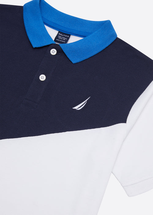 Nautica Competition Bucky Polo Shirt - Blue - Detail
