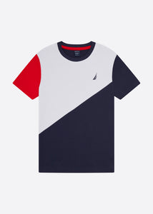 Nautica Falkner T-Shirt - True Red - Front