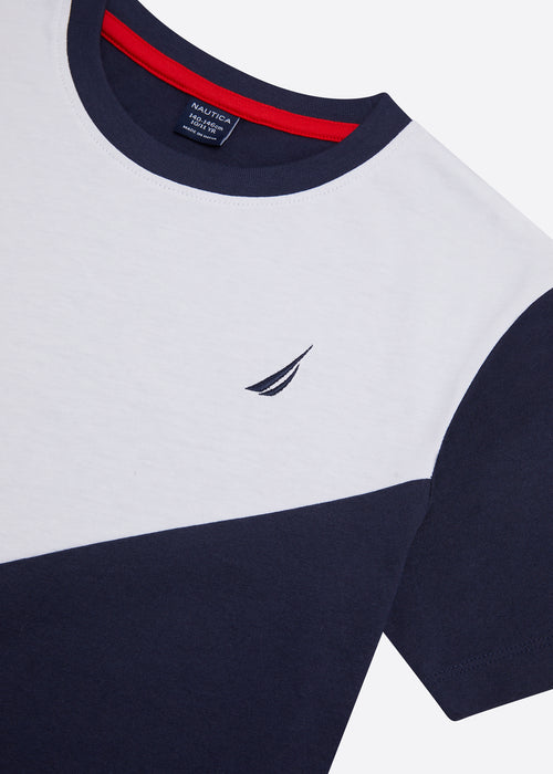 Nautica Falkner T-Shirt - True Red - Detail