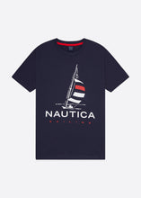 Load image into Gallery viewer, Nautica Ajay T-Shirt - Dark Navy - Front