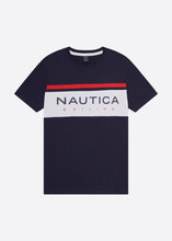 Load image into Gallery viewer, Nautica Mathus T-Shirt - Dark Navy - Front