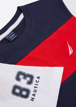 Load image into Gallery viewer, Nautica Campbell T-Shirt - Dark Navy - Detail