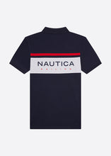 Load image into Gallery viewer, Nautica Max Polo Shirt - Dark Navy - Back