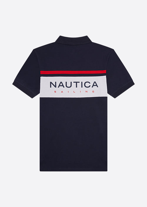 Nautica Max Polo Shirt - Dark Navy - Back