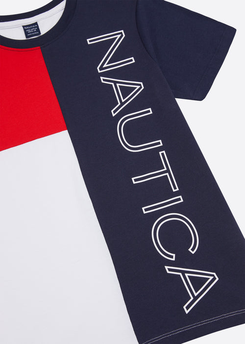 Nautica Franklin T-Shirt - Dark Navy - Detail