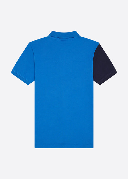 Nautica Fletcher Polo Shirt - Blue - Back