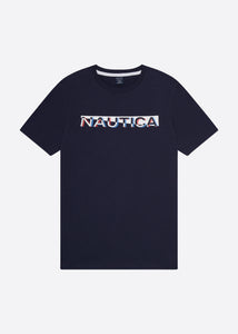Nautica Ira T-Shirt - Dark Navy - Front