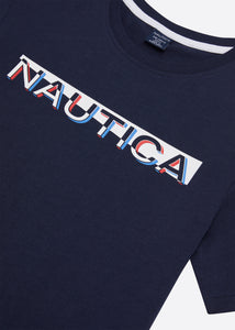 Nautica Ira T-Shirt - Dark Navy - Detail