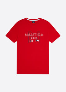 Nautica Kairo T-Shirt - True Red - Front
