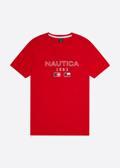 Nautica Kairo T-Shirt - True Red - Front
