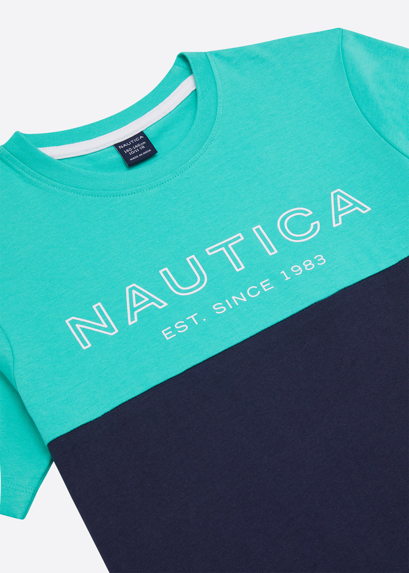 Nautica Kylo T-Shirt - Mint - Detail