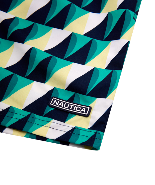 Nautica Dorian Swim Short - Mint - Detail
