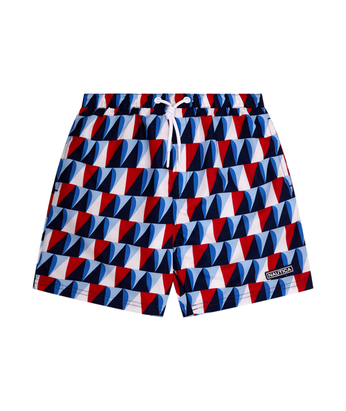 Nautica Dorian Swim Short - True Red - Front
