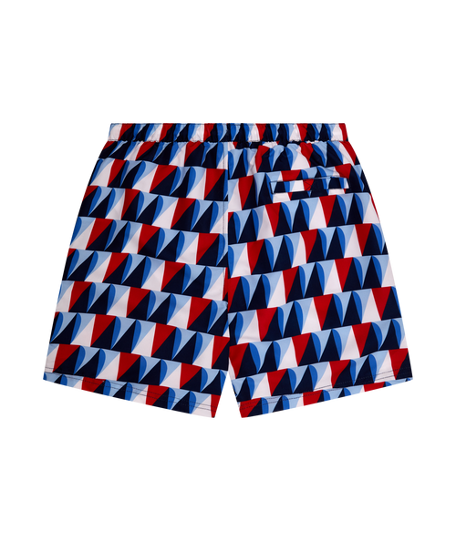 Nautica Dorian Swim Short - True Red - Back