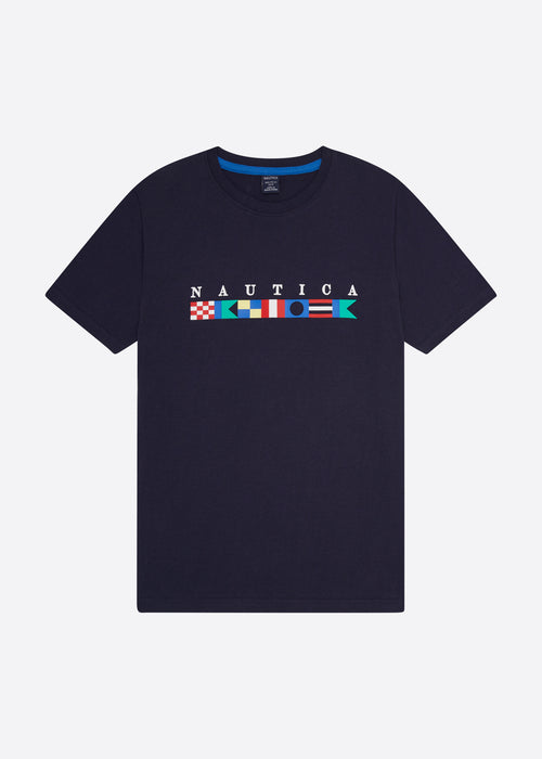 Nautica Fortnum T-Shirt - Dark Navy - Front