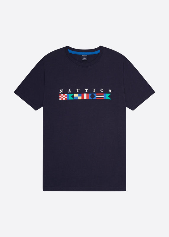 Nautica Fortnum T-Shirt - Dark Navy - Front