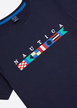 Load image into Gallery viewer, Nautica Fortnum T-Shirt - Dark Navy - Detail