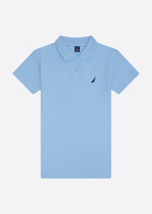 Millie Polo Shirt - Pale Blue