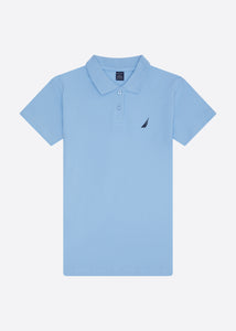 Millie Polo Shirt - Pale Blue