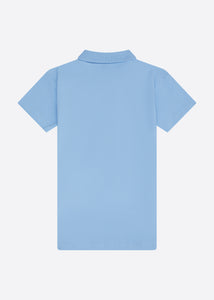 Millie Polo Shirt - Pale Blue