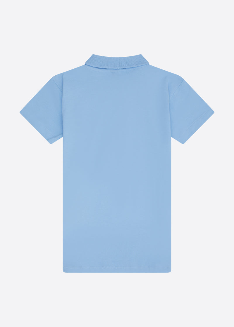 Millie Polo Shirt - Pale Blue