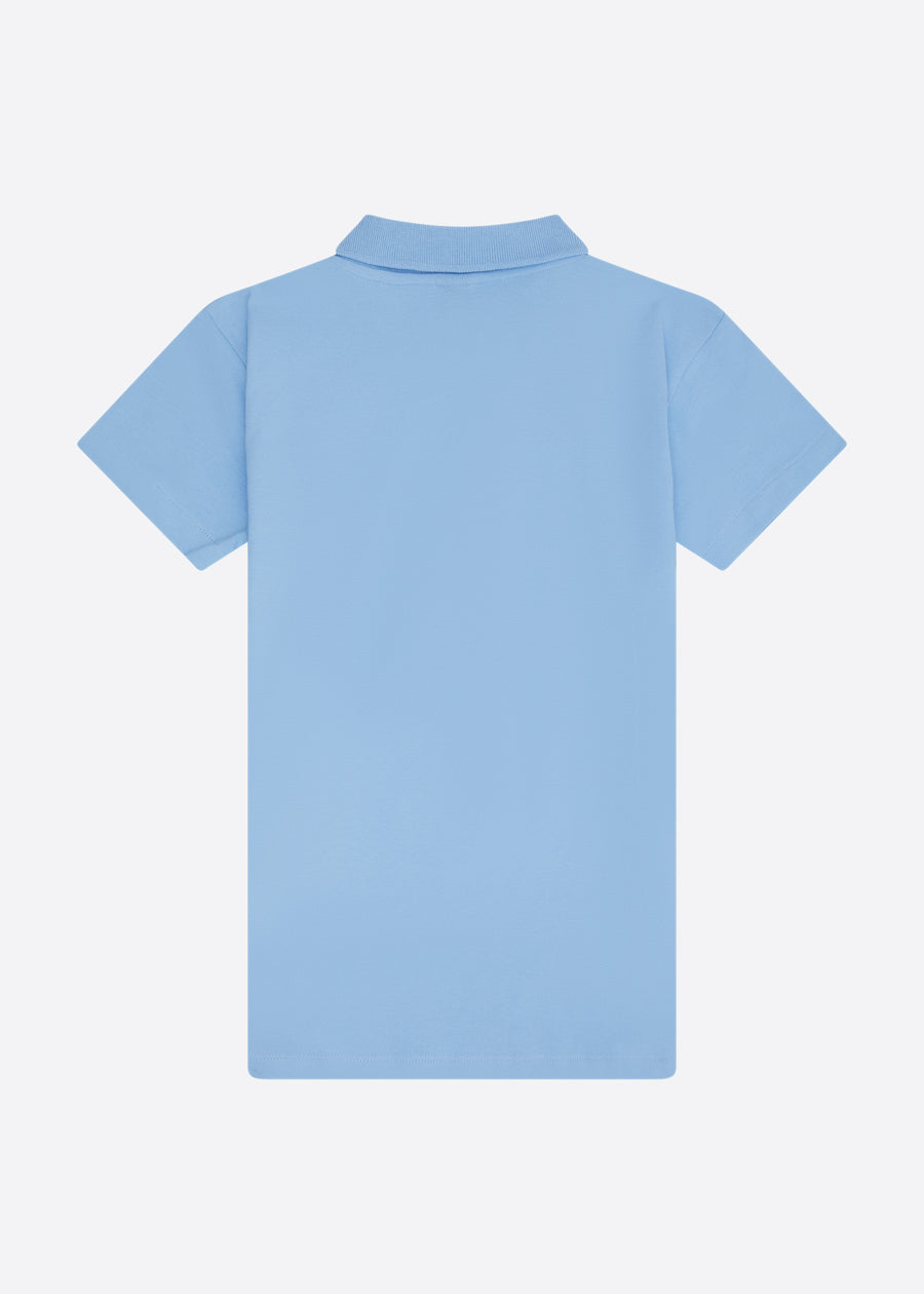 Millie Polo Shirt - Pale Blue