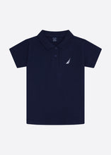 Load image into Gallery viewer, Millie Polo Shirt (Junior) - Dark Navy