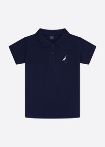 Millie Polo Shirt (Junior) - Dark Navy