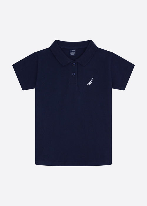 Millie Polo Shirt (Junior) - Dark Navy