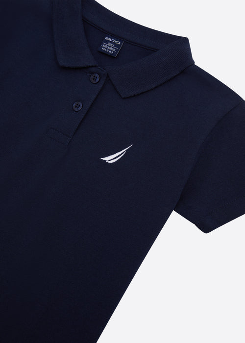 Millie Polo Shirt (Junior) - Dark Navy