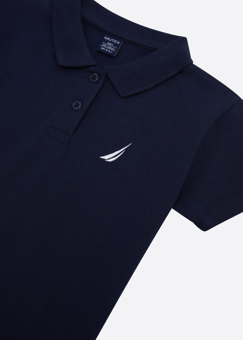 Millie Polo Shirt (Junior) - Dark Navy