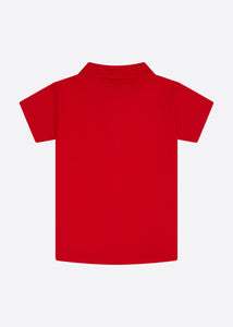 Millie Polo Shirt (Junior) - True Red