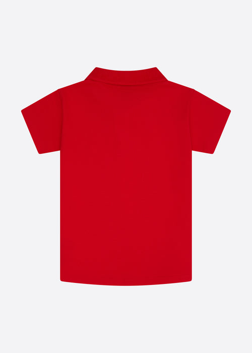 Millie Polo Shirt (Junior) - True Red