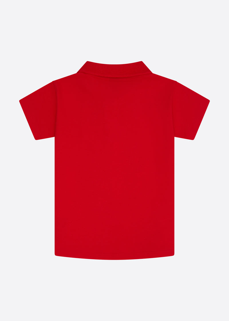 Millie Polo Shirt (Junior) - True Red