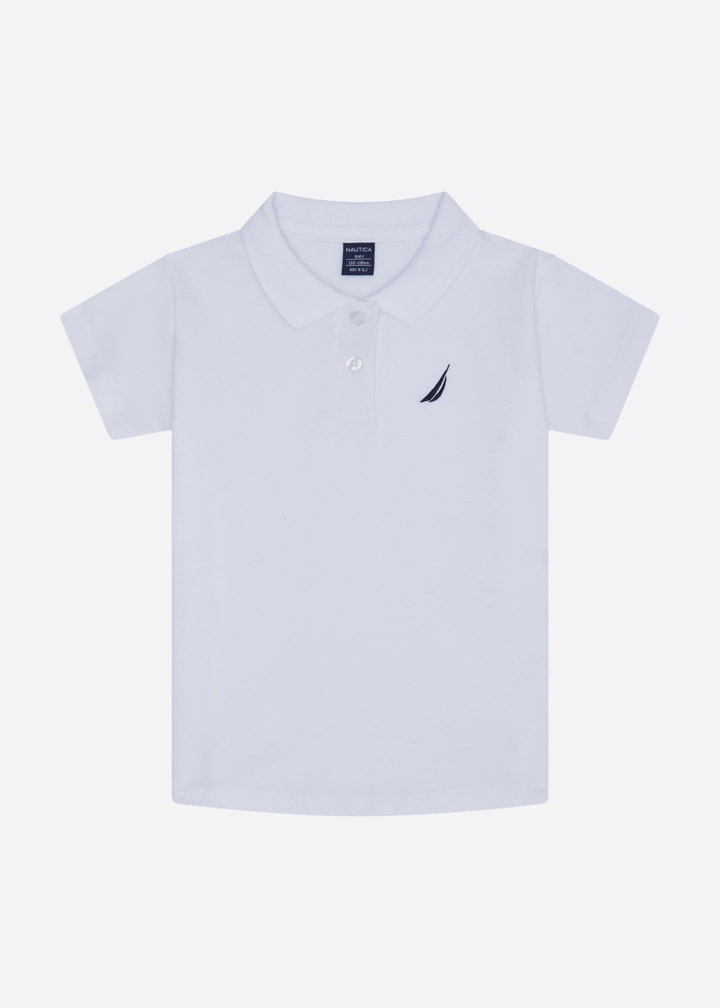 Millie Polo Shirt (Junior) - White