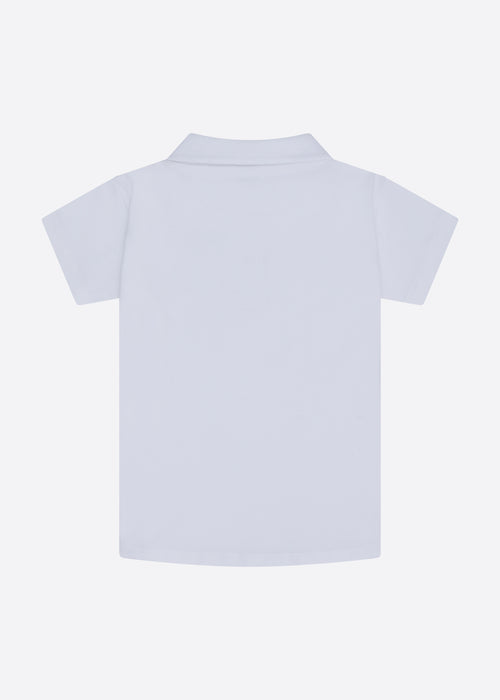 Millie Polo Shirt (Junior) - White