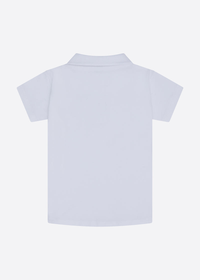 Millie Polo Shirt (Junior) - White
